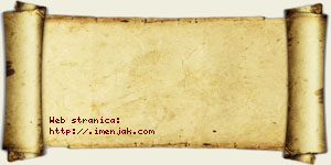 Natalija Terzić vizit kartica